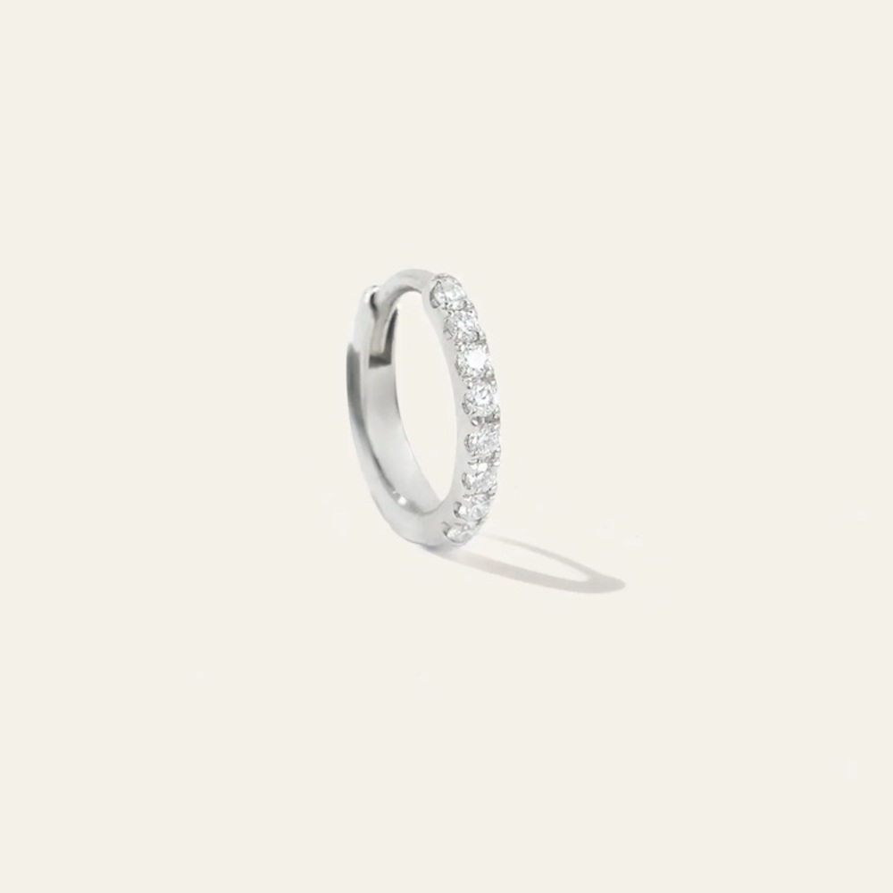 Quince 10mm Diamond Huggies